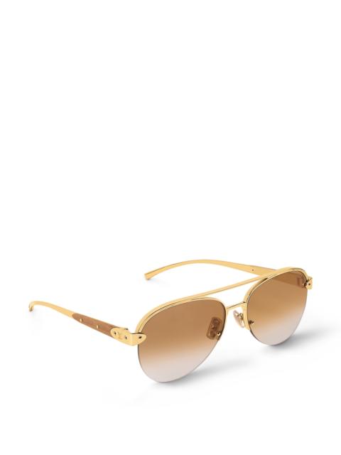Louis Vuitton LV Trunk Pilot Sunglasses
