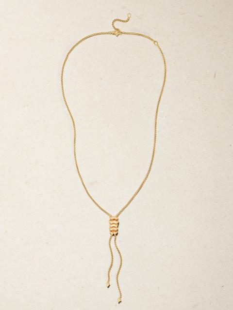 DAVID YURMAN Stax 18-karat Gold Diamond Necklace