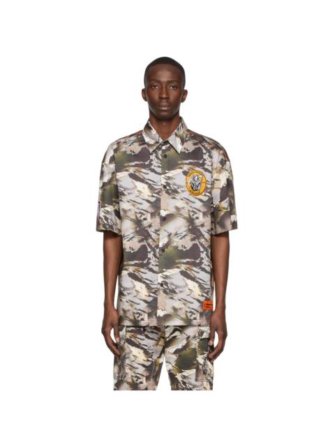 Heron Preston Green Cotton Shirt