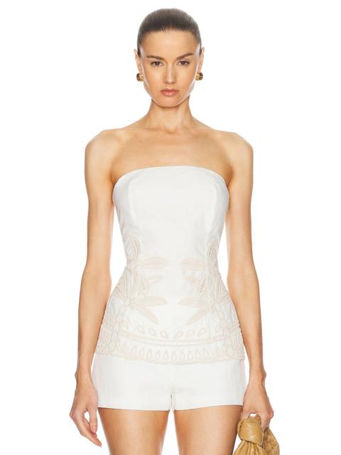 HEMANT & NANDITA Ari Strapless Top