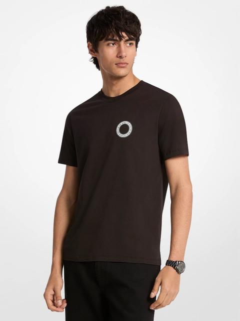 MICHAEL KORS Graphic Logo Cotton T-Shirt