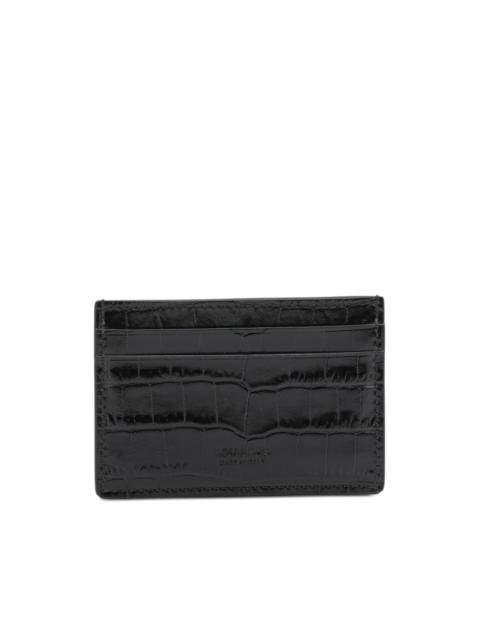 TOM FORD crocodile-effect wallet