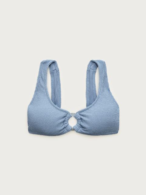 J.CREW Claudia O-ring scrunchie bikini top