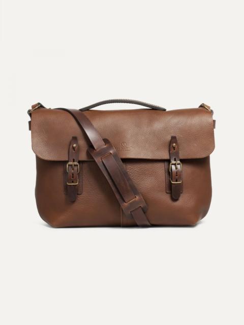 Bleu de Chauffe LUCIEN SATCHEL BAG  -  AMBER BROWN