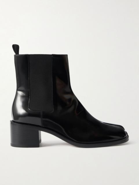 Maison Margiela Tabi Chelsea Leather Boots Black