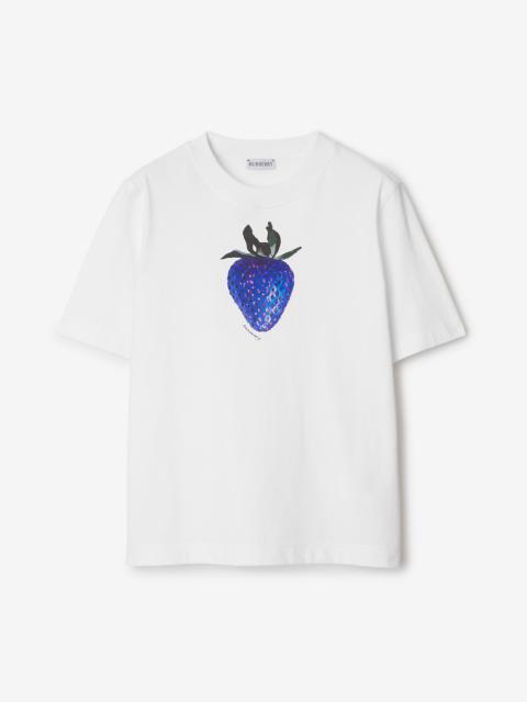 Burberry Strawberry Cotton T-shirt