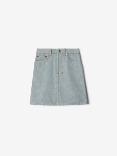 Burberry EKD Denim Skirt