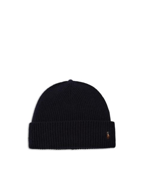 Polo Ralph Lauren signature-cuff beanie hat