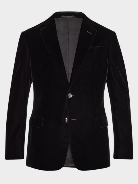 GIORGIO ARMANI Men's Velvet Notch Lapel Dinner Jacket