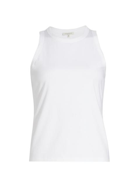Lafayette 148 New York Women's Cotton Racerback Tank - White