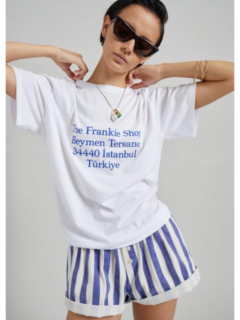 The Frankie Shop Tfs Beymen T-Shirt - White/Blue