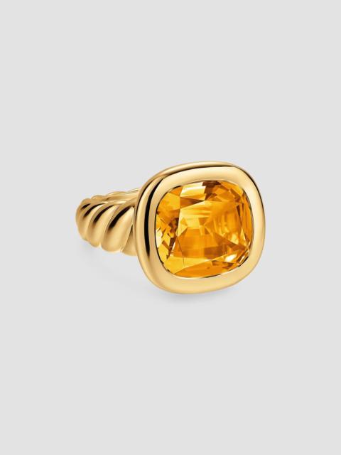 DAVID YURMAN Women's DY Mercer Color Stone Ring in 18K Yellow Gold - Citrine
