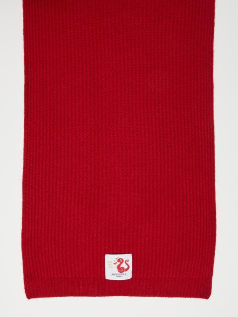 WEEKEND Max Mara STRESA Rib-knit cashmere scarf