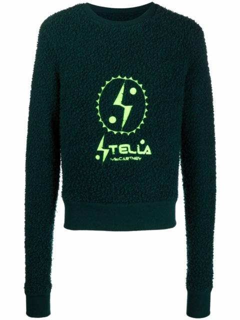 Stella McCartney embroidered textured jumper