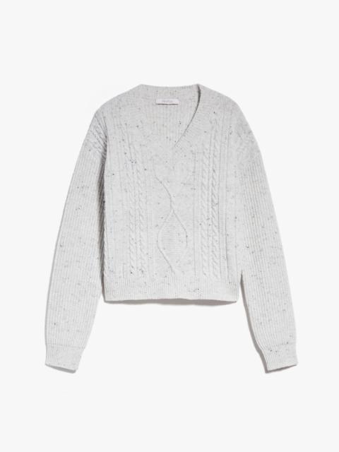 CARMELA Cropped wool knit jumper