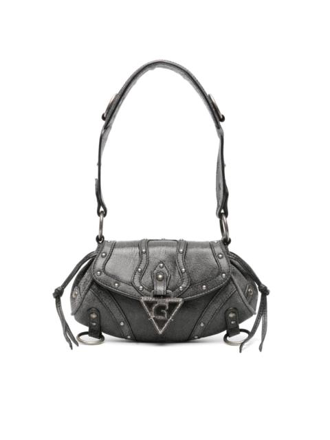 GUESS USA studded leather shoulder bag
