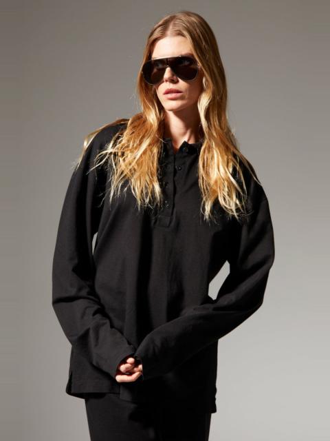 SPRWMN COTTON JERSEY OVERSIZED POLO
