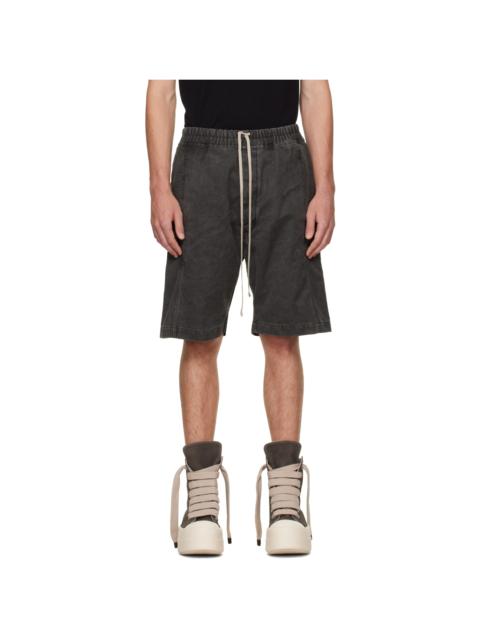 Rick Owens DRKSHDW Gray Tower Pusher Shorts
