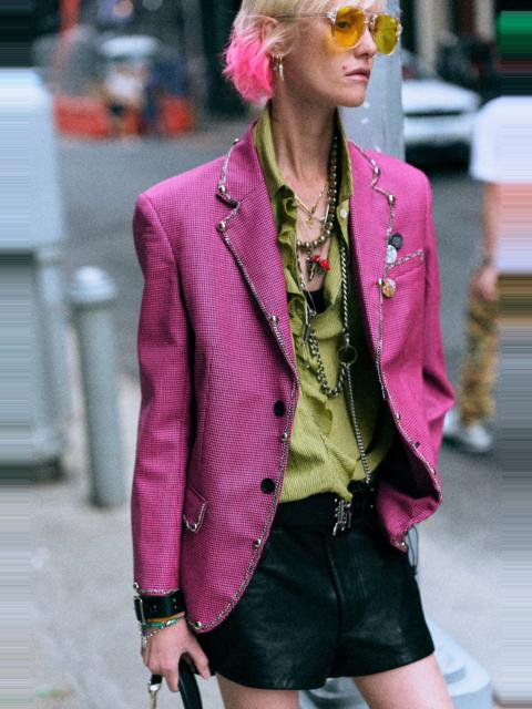 R13 BOYFRIEND NOTCH LAPEL BLAZER