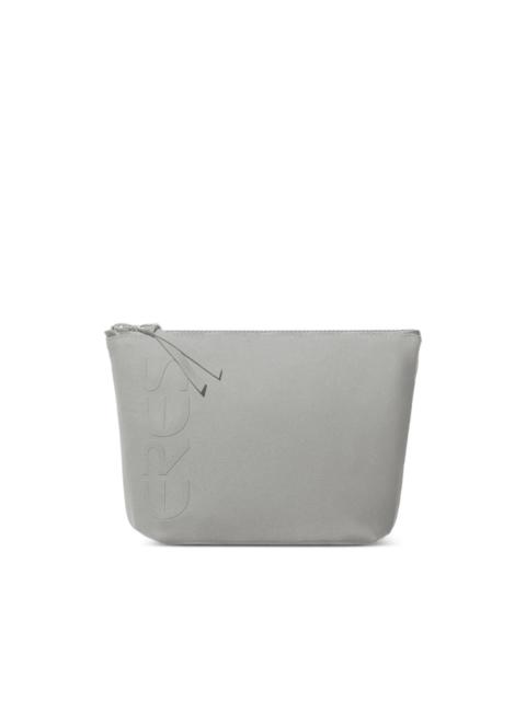 ERES logo-embossed zipped pouch