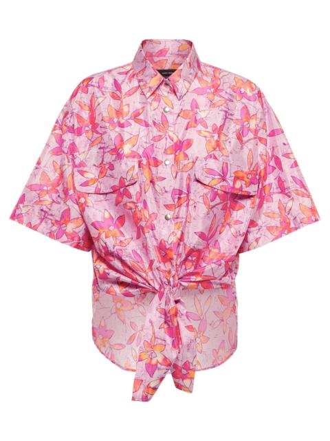 Isabel Marant Liaggy floral shirt
