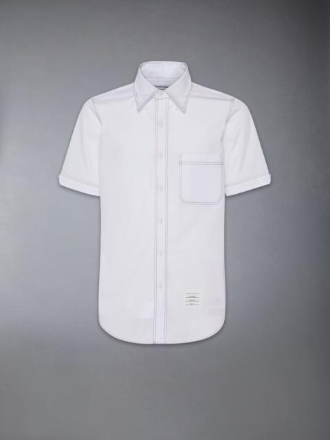 Thom Browne decorative-stitch cotton shirt