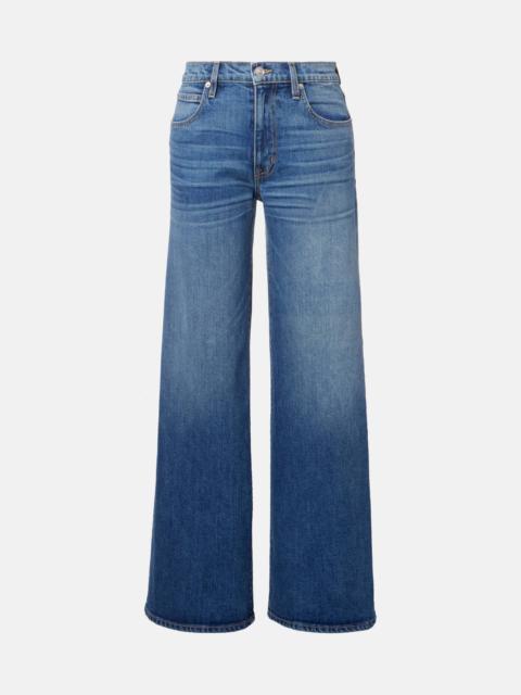 SLVRLAKE Selena mid-rise wide-leg jeans