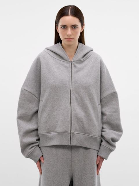 entire studios Gray Oversized Full Zip Hoodie