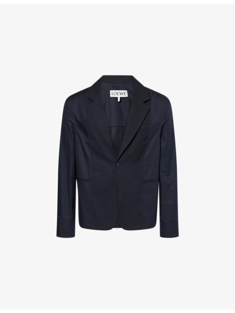 Loewe Hybrid Panelled Cotton Blazer