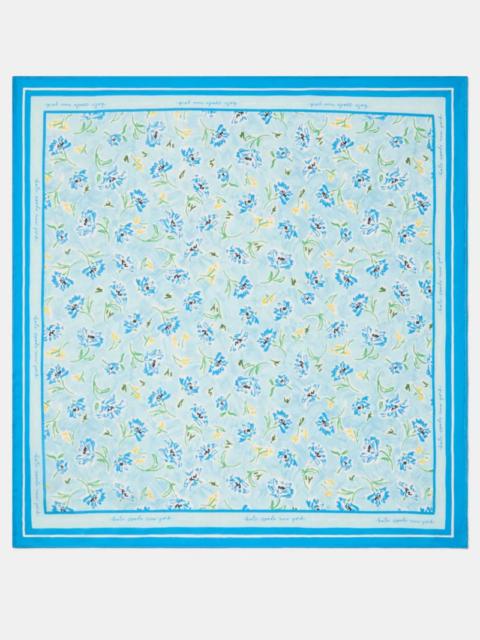 kate spade Lively Blooms Silk Bandana
