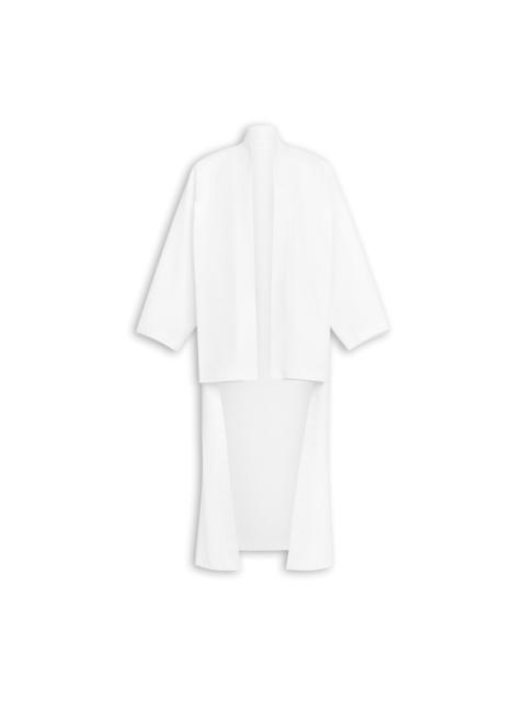 Alaïa ASYMMETRIC POPLIN COAT