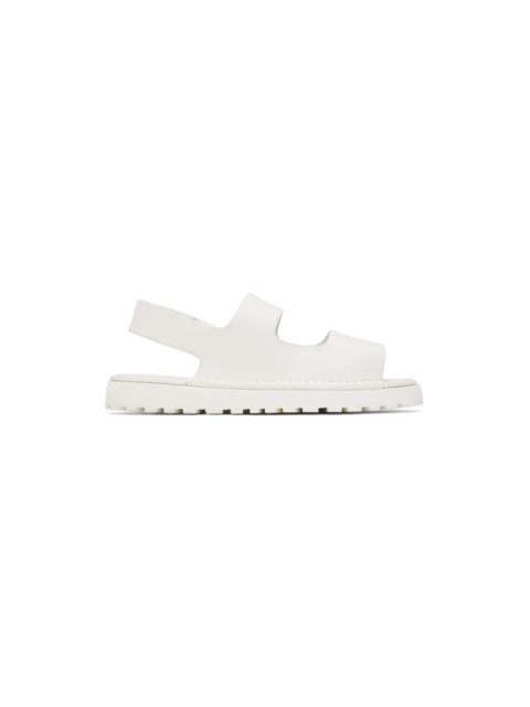 Marsèll White Gomme Sanpomice Sandals