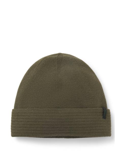 BOSS KNIT BEANIE IN TEMPERATURE-REGULATING STRETCH FABRIC