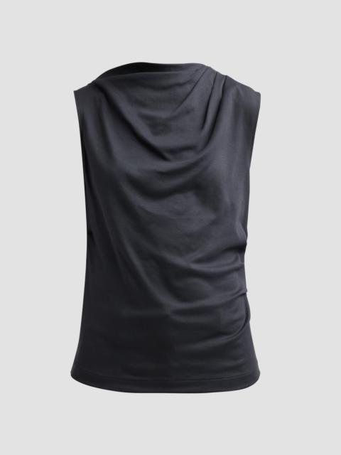 Vince Women's Draped Pima Cotton Top - Ink