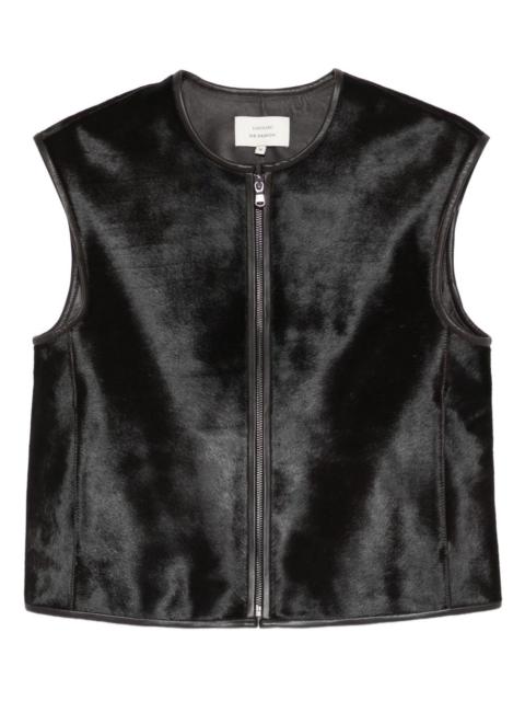 Loulou de Saison sleeveless zip-front vest