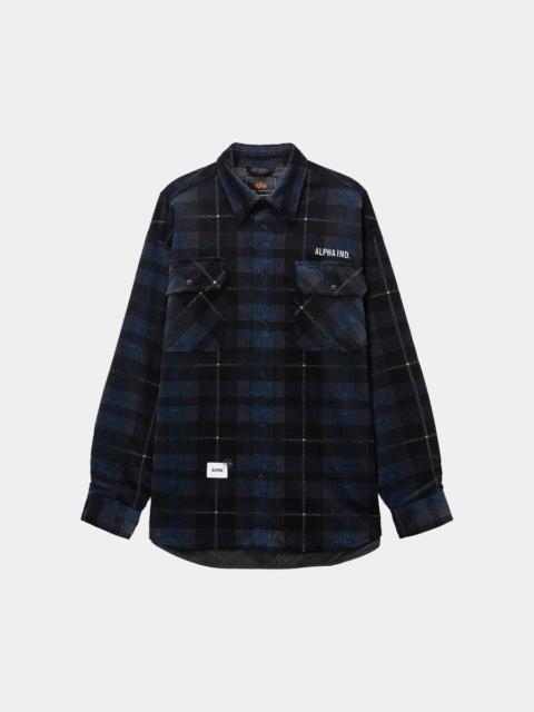 ALPHA INDUSTRIES UNFRM FLANNEL SHIRT