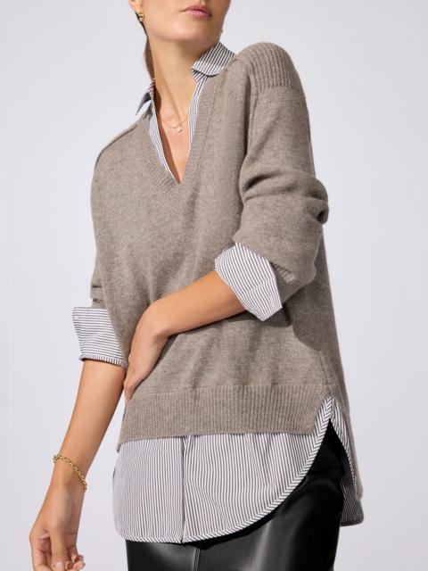 BROCHU WALKER The Looker Layered V-Neck