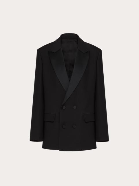 Valentino TUXEDO JACKET IN CREPE COUTURE