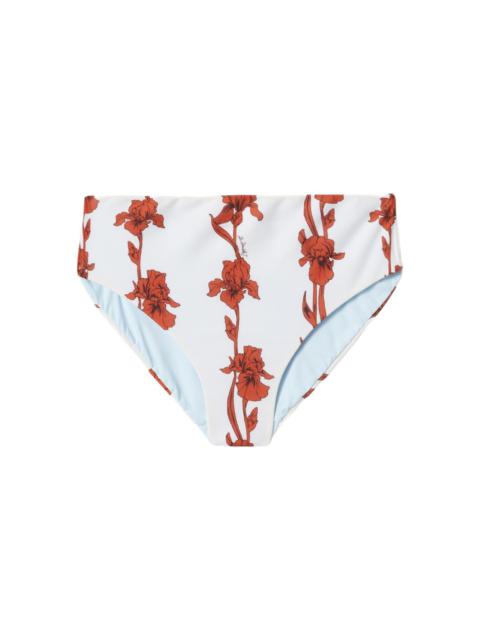La DoubleJ ruffle-detail bikini