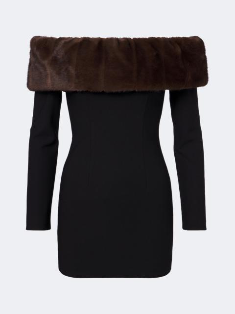 ROTATE Off-shoulder minidress