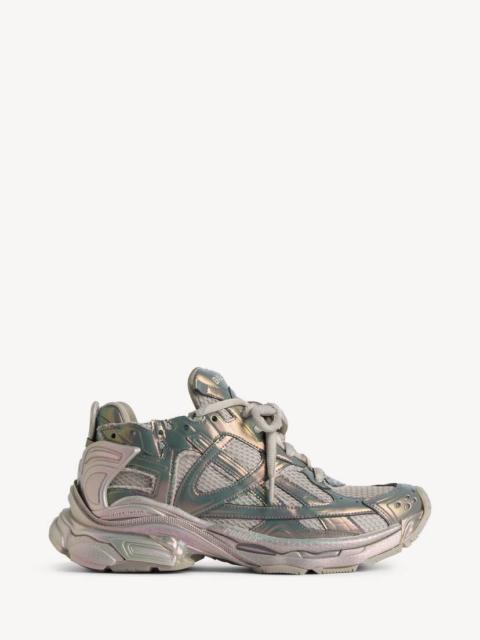 BALENCIAGA Women's Runner Iridescent Sneaker in Beige/pink