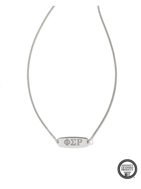 KENDRA SCOTT Phi Sigma Rho Pendant Necklace in Sterling Silver