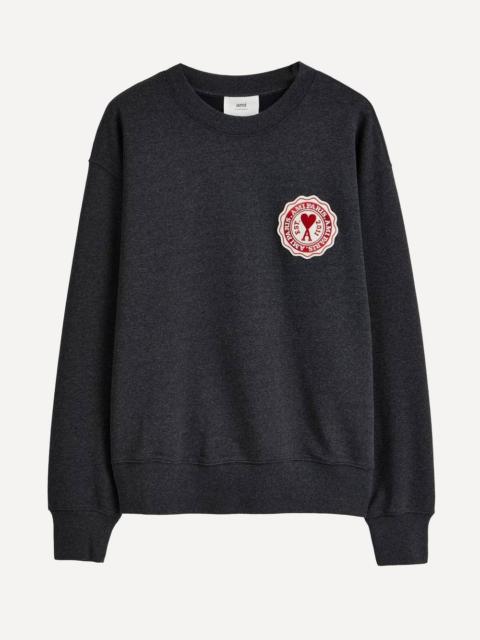 AMI Paris Paris Patch Crew Sweatshirt