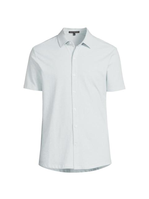 ROBERT BARAKETT Men's Keyes Knit Shirt - Teal