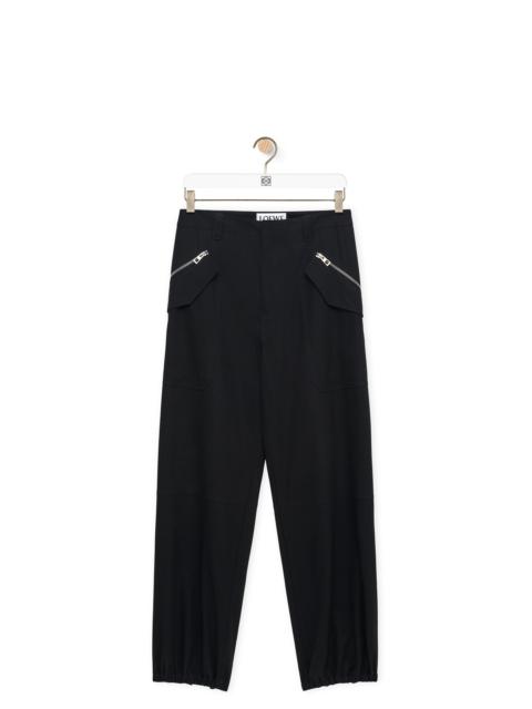 Cargo trousers in cotton