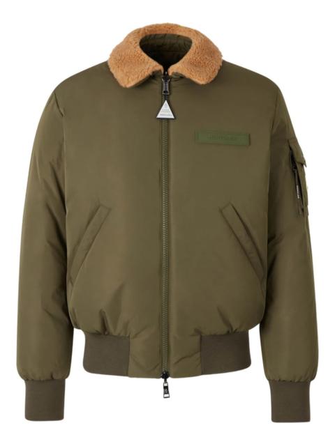 Moncler sherpa-collar bomber jacket