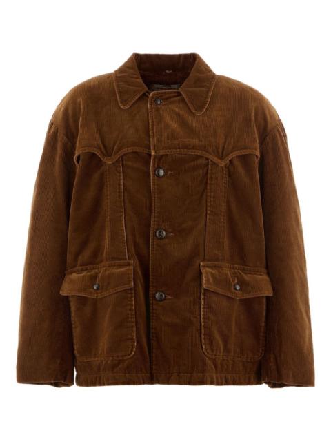 SAINT M×××××× corduroy front-pocket jacket