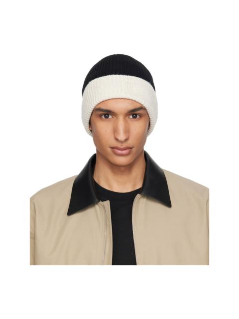 Givenchy Black & Off-White Wool Beanie