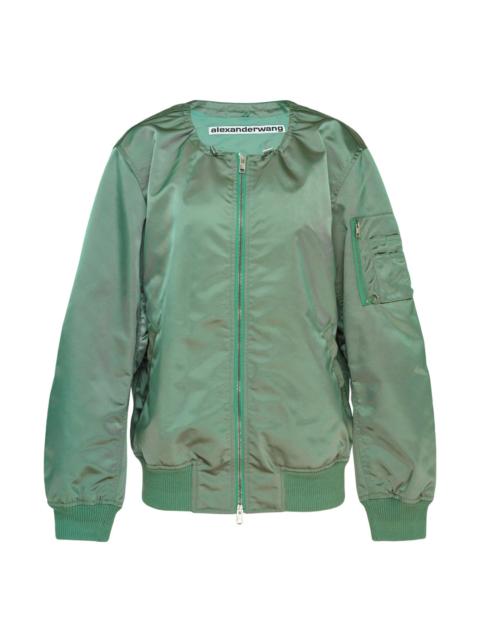 Alexander Wang Scoop Neck Bomber Jacket