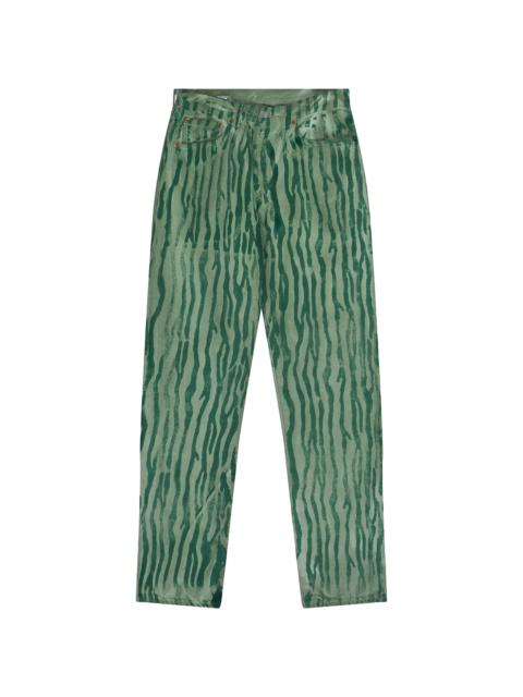 DENIM TEARS Kiss My Grits Watermelon 501 Jeans "Multicolor" DT735